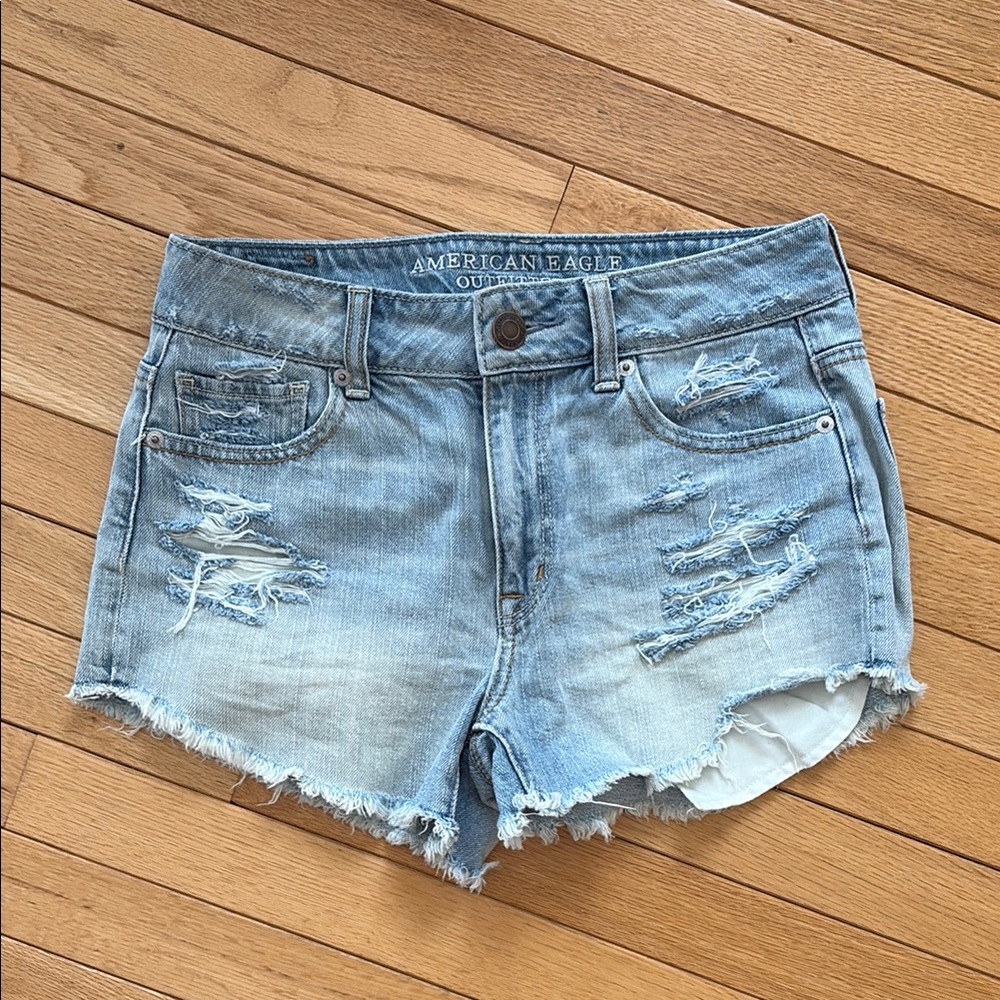 American Eagle Outfitters Light Blue Jean Shorts